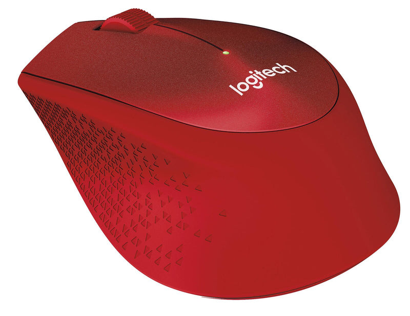 Logitech SilentPlus M330 Maus kabellos rot