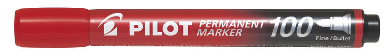 PILOT Permanentmarker 1.0 mm Rot
