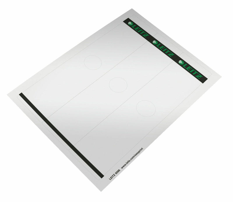LEITZ Ordneretiketten für 8 cm Rückenbreite 61,0 x 279,0 mm
