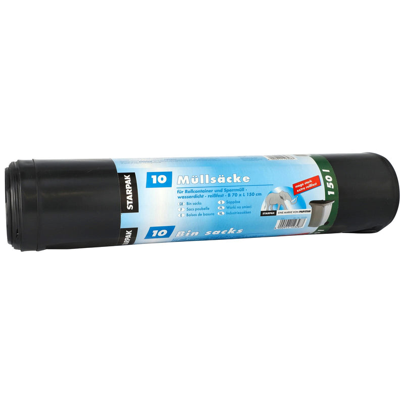PAPSTAR Müllbeutel 150,0 l schwarz