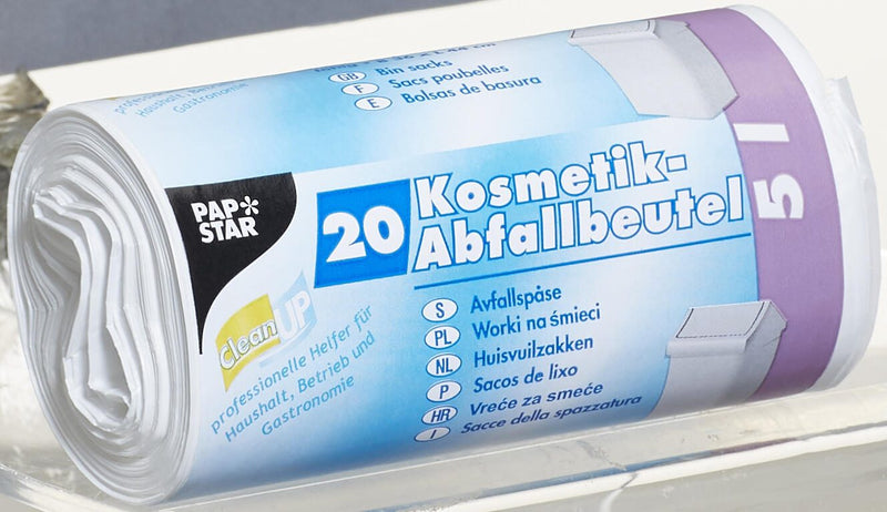 PAPSTAR Kosmetikbeutel 5,0 l weiß