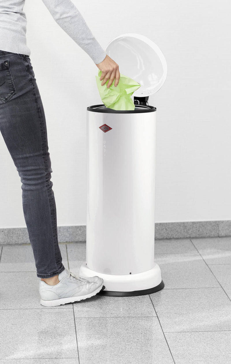 WESCO Mülleimer 30,0 l weiß