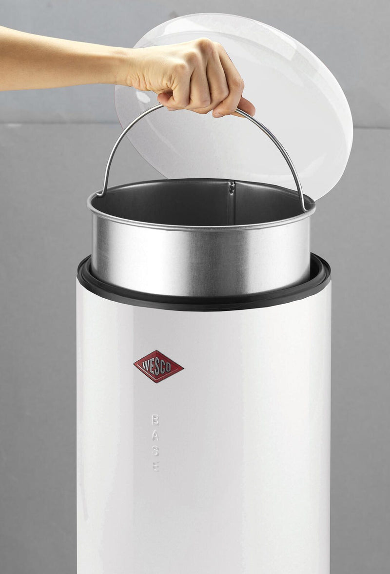 WESCO Mülleimer 30,0 l weiß