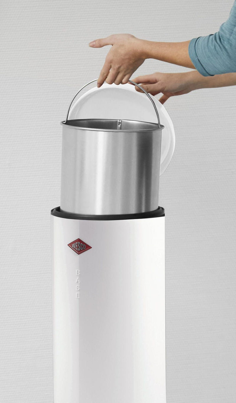 WESCO Mülleimer 30,0 l weiß