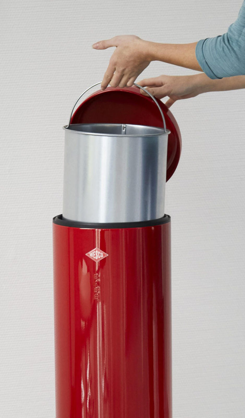 WESCO Mülleimer 30,0 l rot