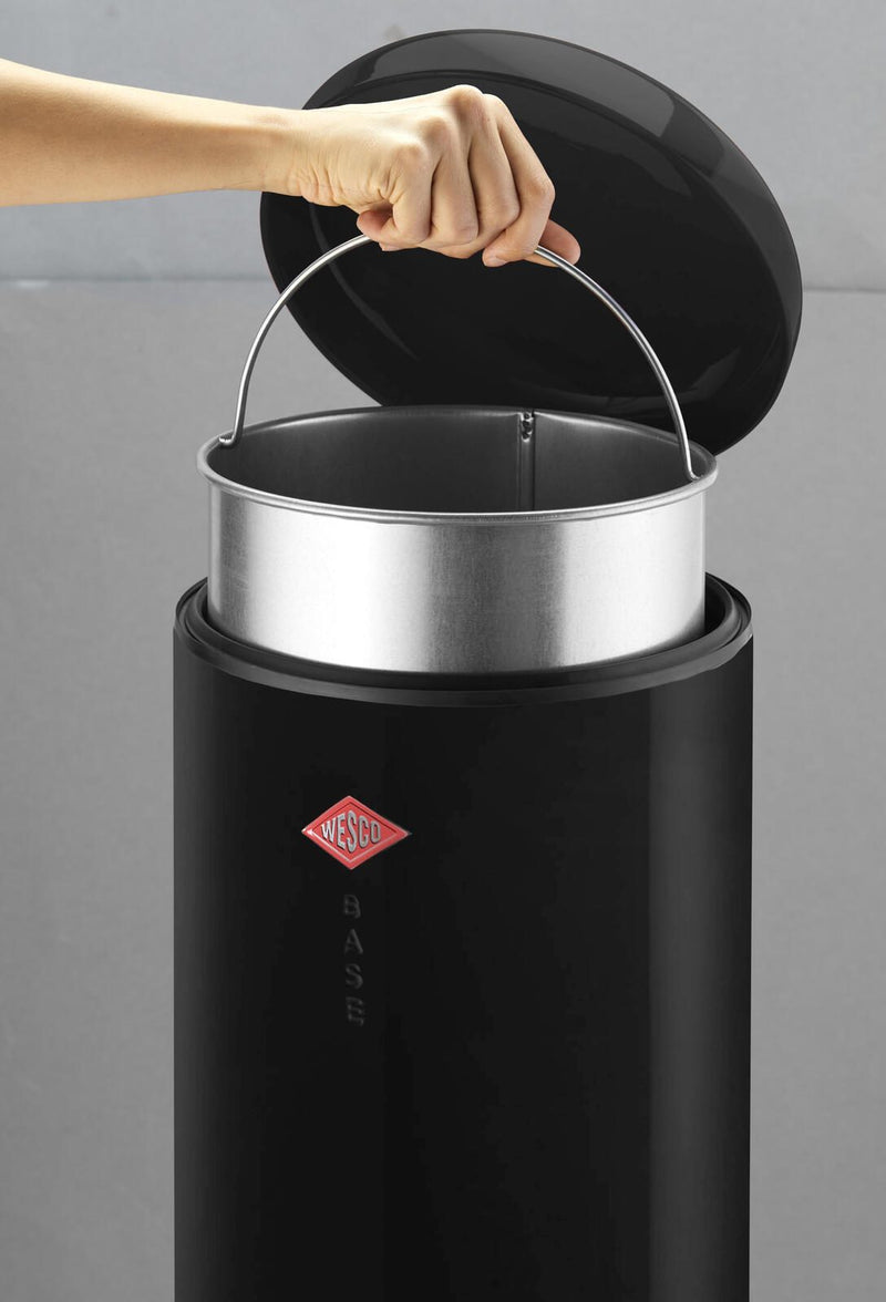 WESCO Mülleimer 30,0 l schwarz