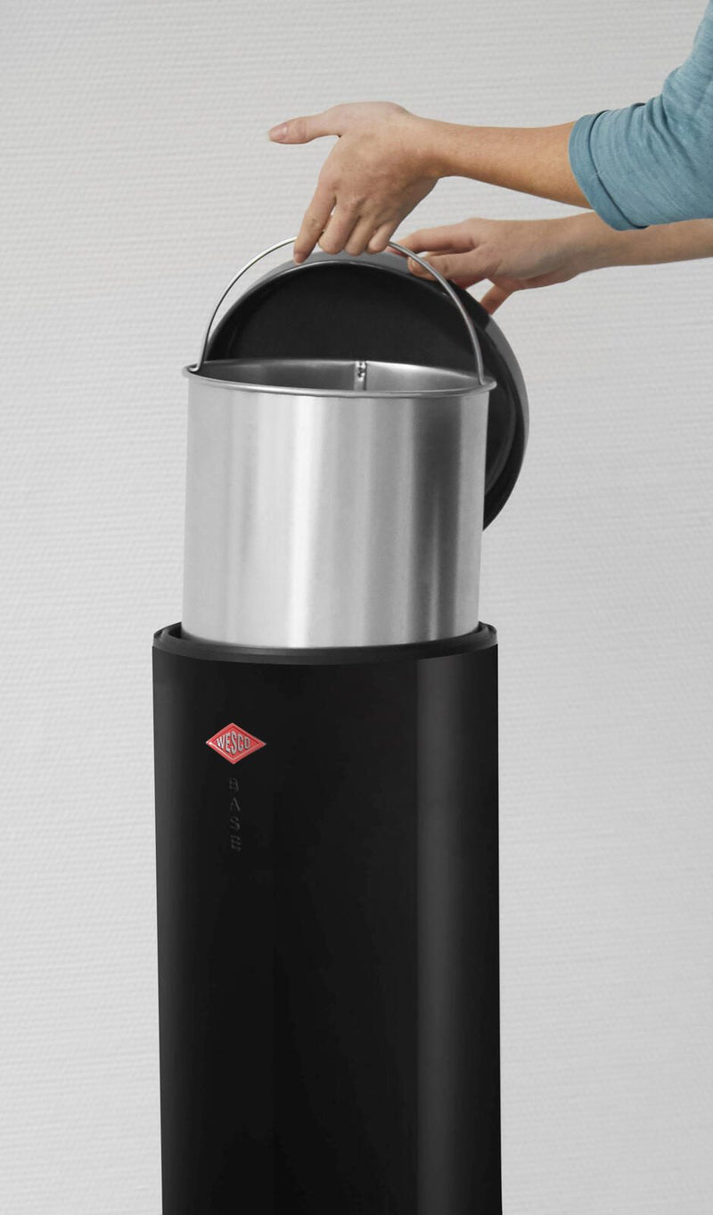 WESCO Mülleimer 30,0 l schwarz