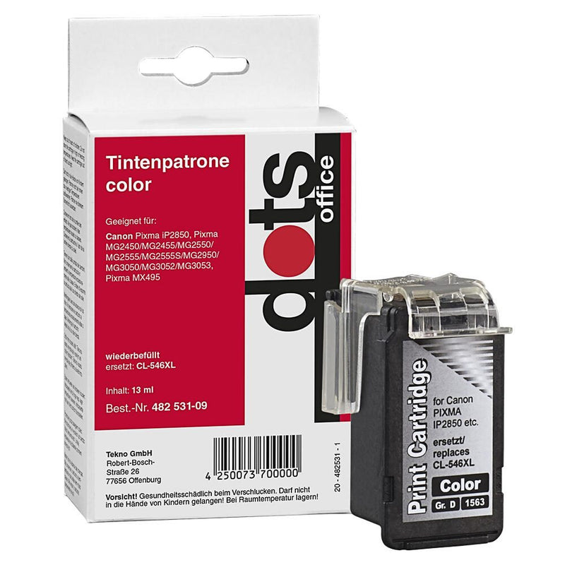 dots Druckerpatronen kompatibel zu Canon CL-546XL color