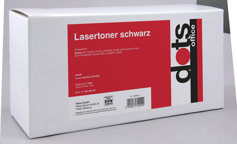 dots Toner kompatibel zu brother TN-1050 schwarz