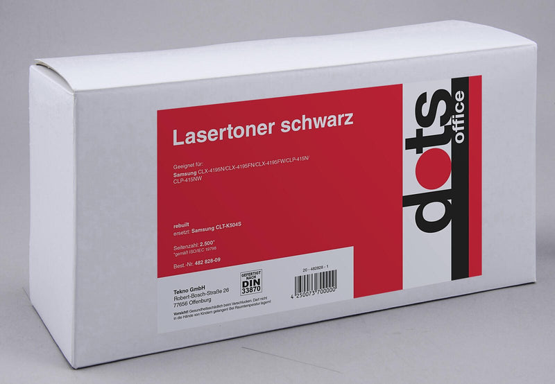 dots Toner kompatibel zu SAMSUNG CLT-K504s (SU158A) schwarz