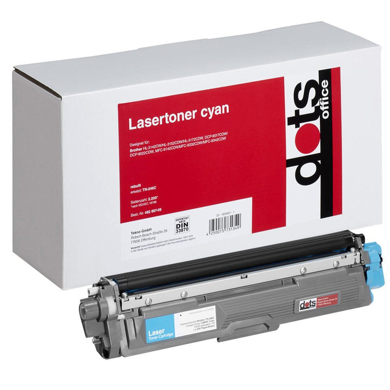 dots Toner kompatibel zu brother TN-246c cyan