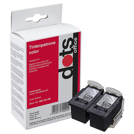 dots Druckerpatronen kompatibel zu Canon PG-540/CL-541 schwarz, color