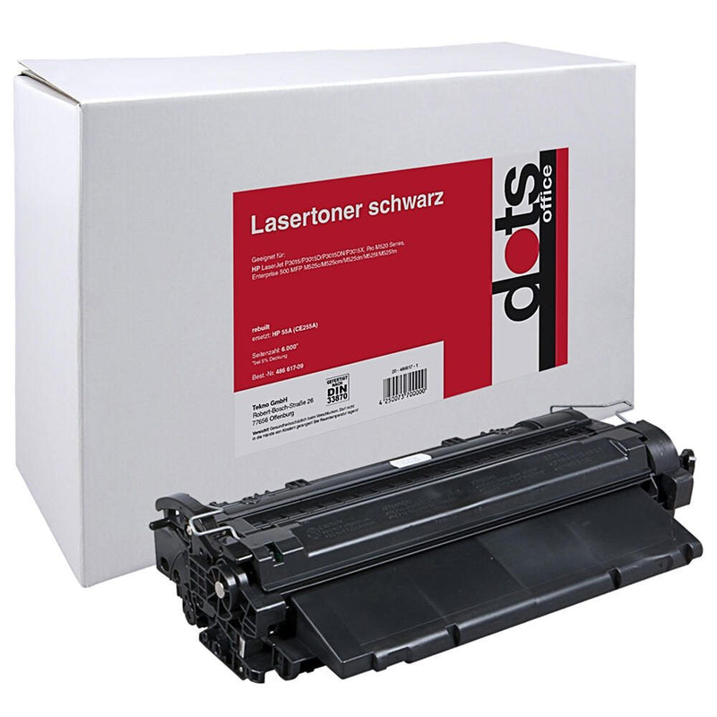 dots Toner kompatibel zu HP 55A (CE255A) schwarz