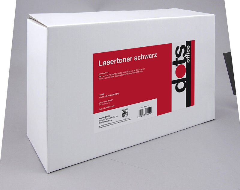 dots Toner kompatibel zu HP 55A (CE255A) schwarz