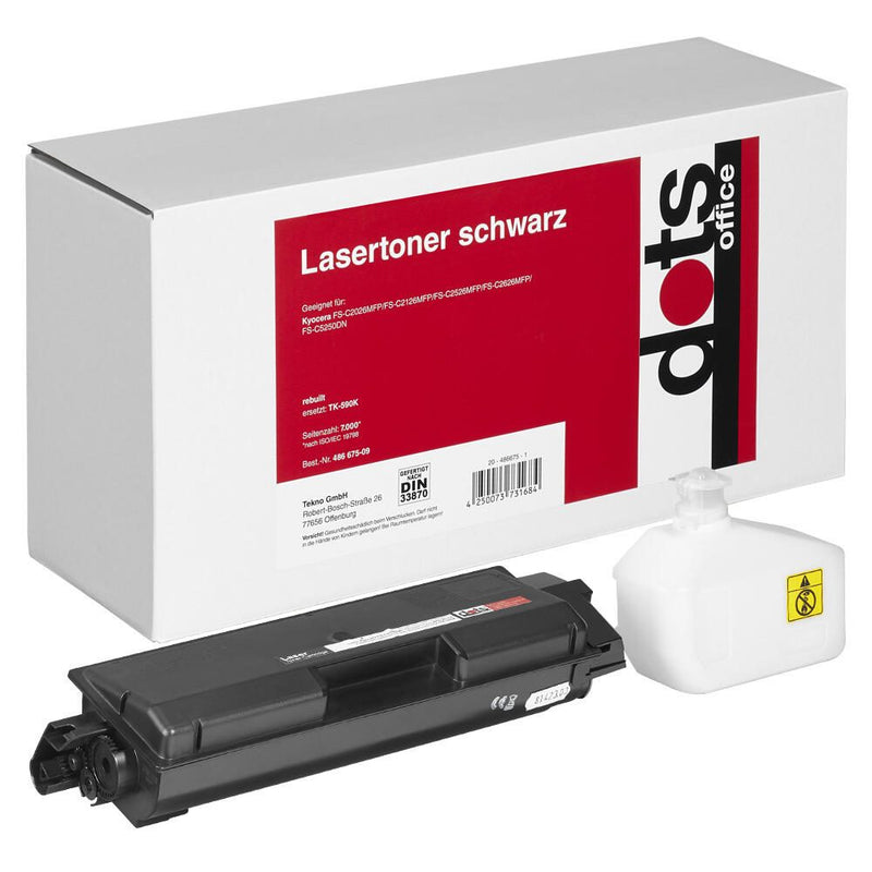 dots Toner kompatibel zu Kyocera TK-590K schwarz