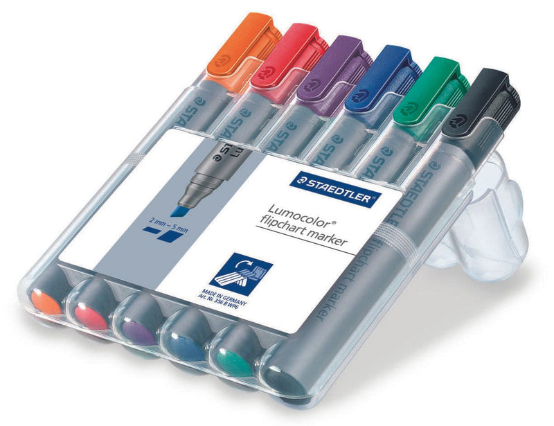 STAEDTLER Lumocolor Flipchart-Marker 2.0 - 5.0 mm Mehrfarbig