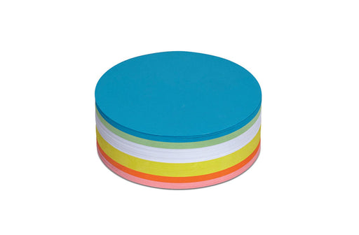 MAUL Moderationskarten Ø 13,5 cm blau, grün, rot, orange, gelb, weiß