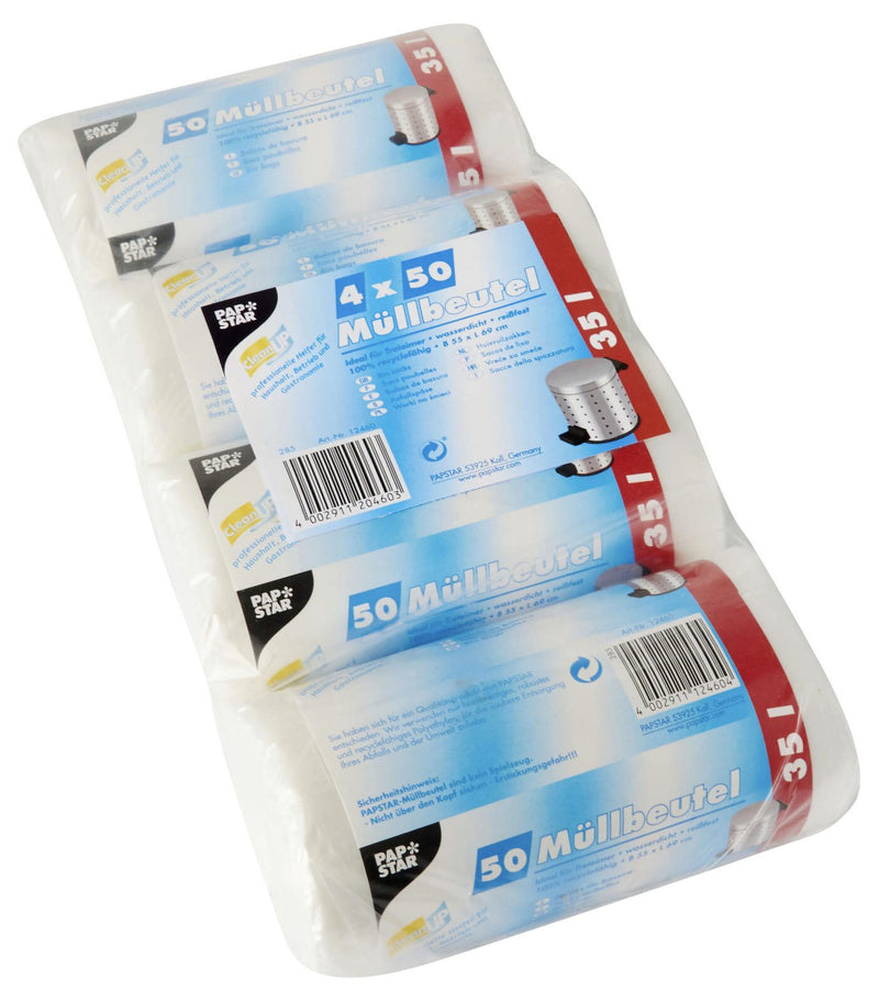 PAPSTAR Müllbeutel 35,0 l transparent