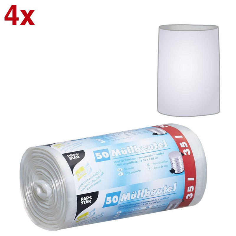 PAPSTAR Müllbeutel 35,0 l transparent