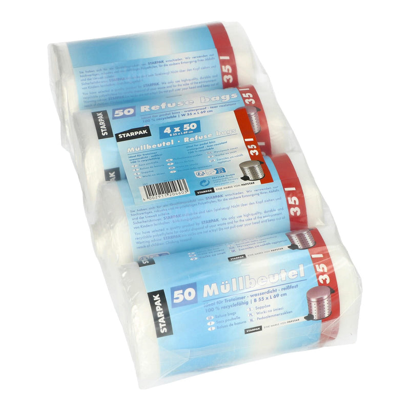 PAPSTAR Müllbeutel 35,0 l transparent
