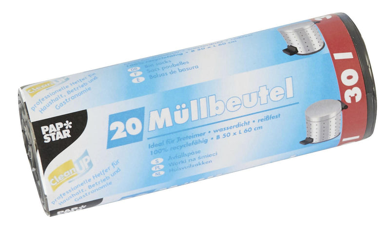 PAPSTAR Müllbeutel 30,0 l grau
