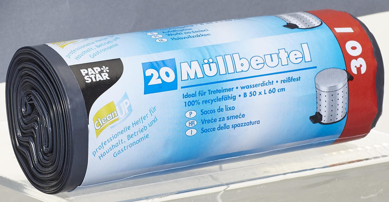 PAPSTAR Müllbeutel 30,0 l grau