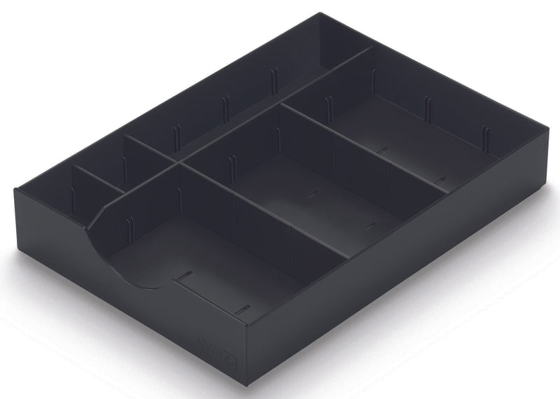styro Schubladeneinsatz Polystyrol schwarz
