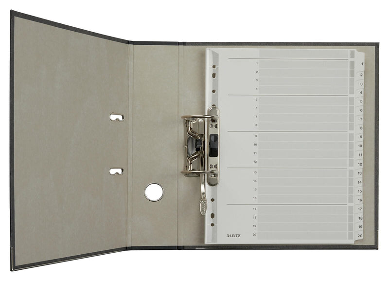LEITZ Ordnerregister Vollformat 1-20 DIN A4