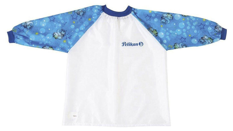 Pelikan Jungen Kinder Malschürze weiß/blau