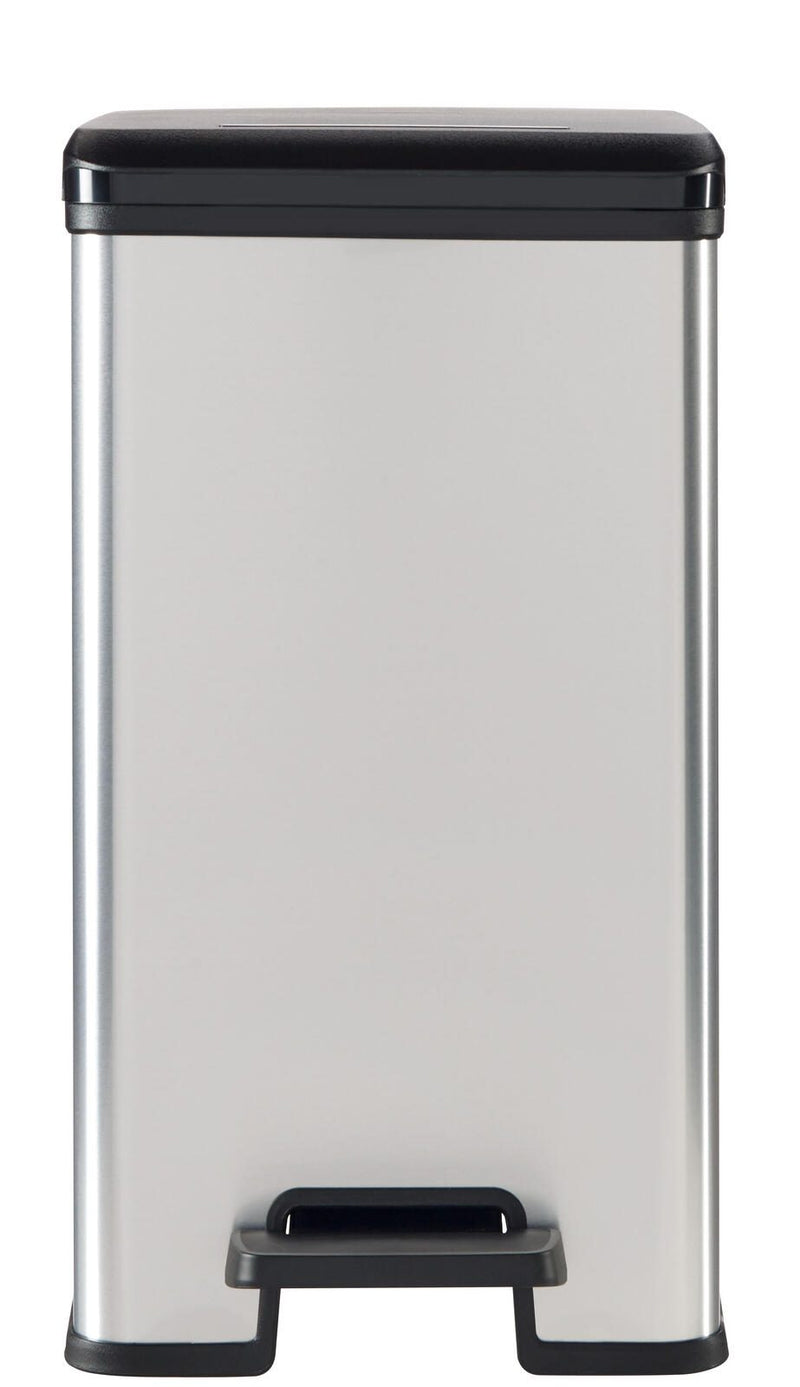 curver Mülleimer 25,0 l silbermetallic
