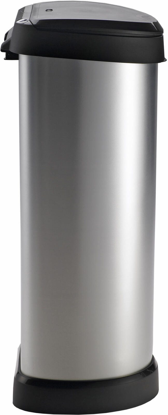 curver Mülleimer 40,0 l silbermetallic