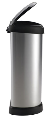 curver Mülleimer 40,0 l silbermetallic