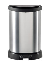 curver Mülleimer 20,0 l silbermetallic
