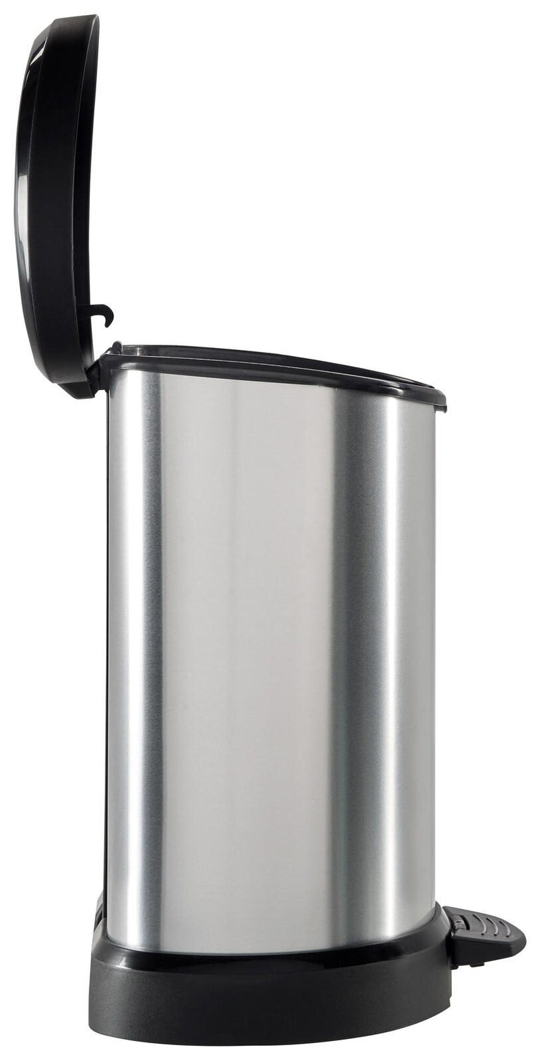 curver Mülleimer 20,0 l silbermetallic