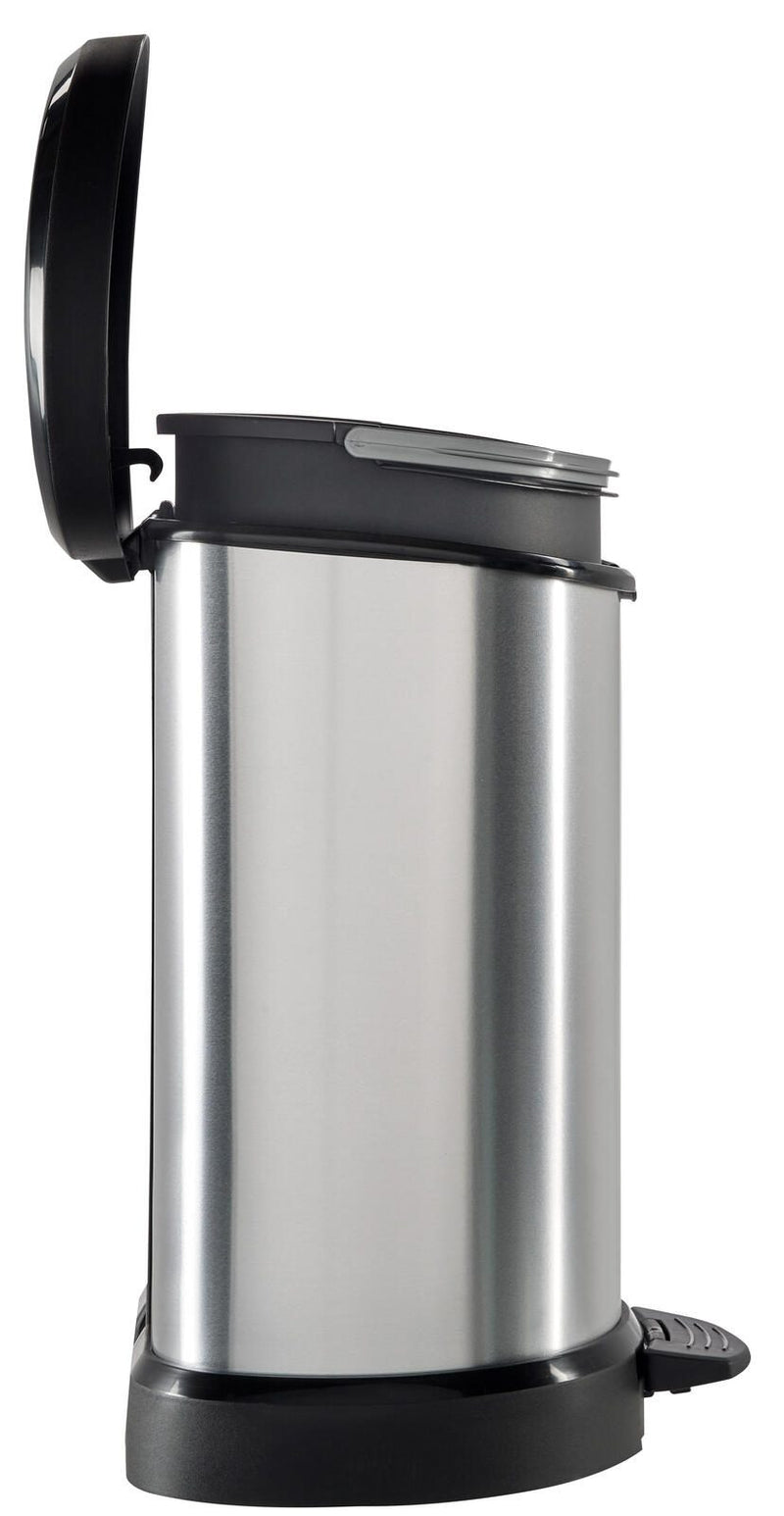 curver Mülleimer 20,0 l silbermetallic