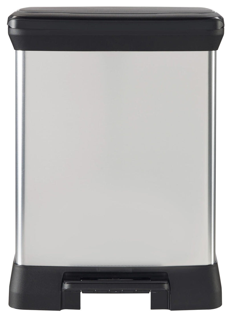curver Mülltrenner 10,0 + 18,0 l silbermetallic