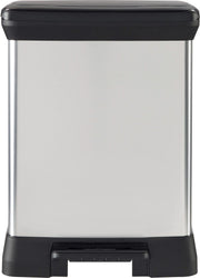 curver Mülleimer 30,0 l silbermetallic
