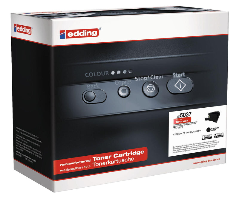 edding Toner EDD-5037 schwarz kompatibel zu KYOCERA TK-1125