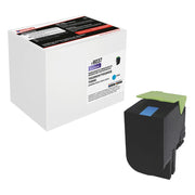 edding Toner EDD-6037 cyan kompatibel zu LEXMARK 70C2HC0