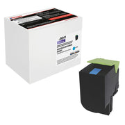 edding Toner EDD-6041 cyan kompatibel zu LEXMARK 80C2SC0