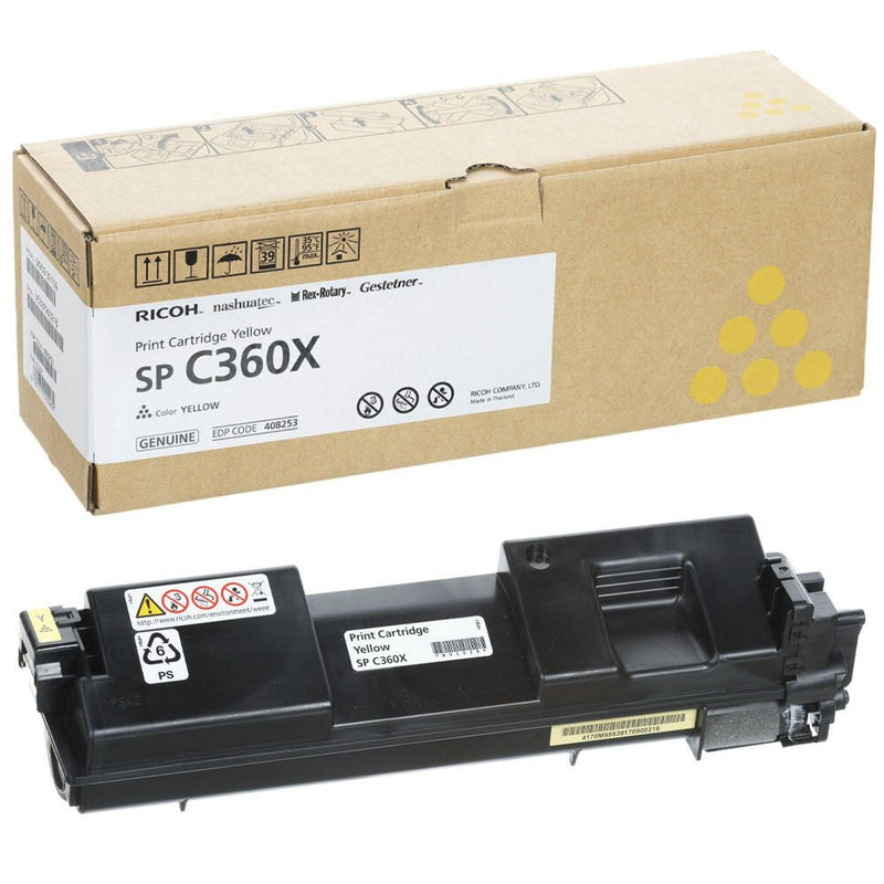 RICOH Original Toner SP C360X gelb