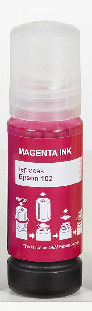 dots Tintenflasche kompatibel zu EPSON 102/T03R34 magenta