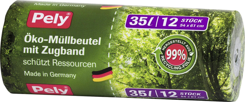 Pely Müllbeutel 35,0 l grün