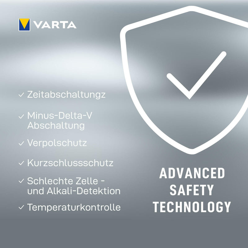 VARTA Akku-Ladegerät inkl. Akkus LCD Smart Charger+