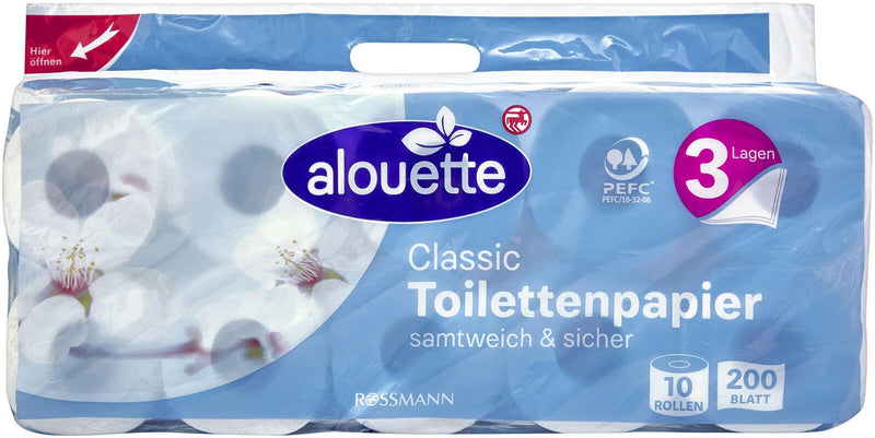 alouette Toilettenpapier 3-lagig