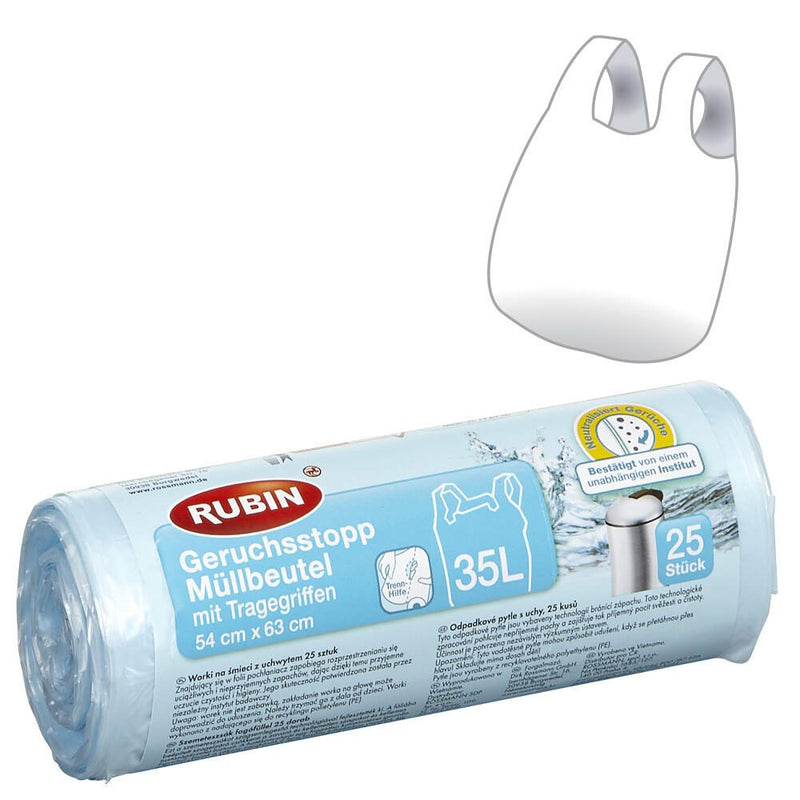 RUBIN Müllbeutel 35,0 l hellblau