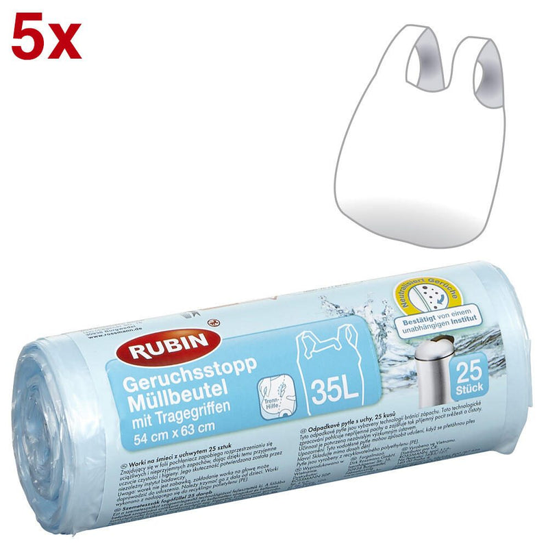RUBIN Müllbeutel 35,0 l hellblau