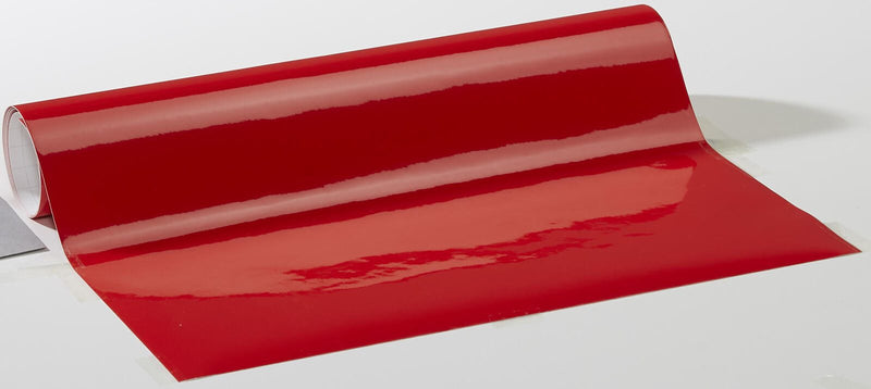 plottiX Vinylfolie permanent 31.5 cm x 1 m rot