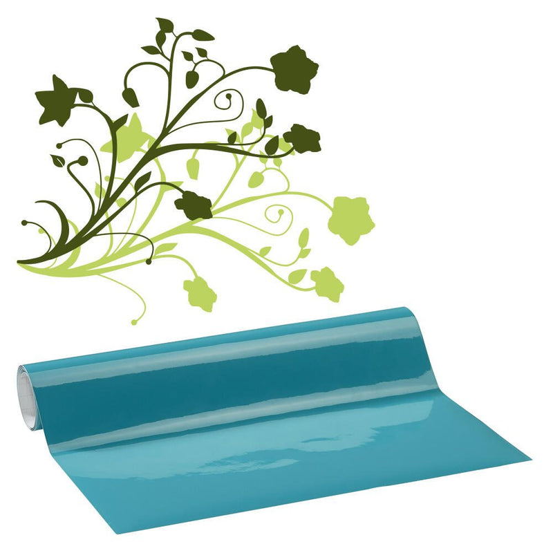 plottiX Vinylfolie permanent 31.5 cm x 1 m türkis