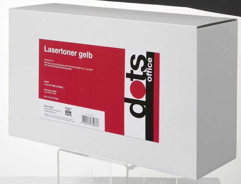 dots Toner kompatibel zu HP 508X (CF362X) gelb